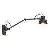 Frezoli Lighting wandlamp Mazz + knikarm Mat zwart L.848.1.600