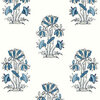 Thibaut Mesa Lily Flower Blue &amp; White T13204