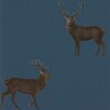 Sanderson Arboretum Wallpapers Evesham Deer  Indigo 216620