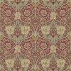 Morris &amp; Co Morris and Friends Wallpapers Honeysuckle &amp; Tulip Red Gold 214700