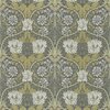 Morris &amp; Co Morris and Friends Wallpapers Honeysuckle &amp; Tulip Charcoal Gold 214701
