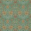 Morris &amp; Co Morris and Friends Wallpapers Honeysuckle &amp; Tulip Emerald Russet 214704
