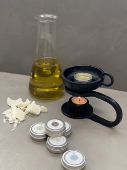 Painting the Past Meltins, kleine aluminium blikjes (tins) met daarin een geurblokje die ruim 25 uur geur afgeeft