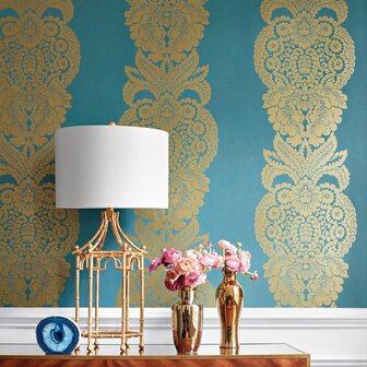 Thibaut Rowan Damask behang collectie via di Alma Interiors