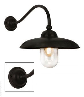 Frezoli buitenlamp Lucco Donkerbruin zwart finish L.735.2.150 