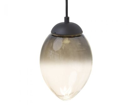 Frezoli Lighting hanglamp Vetroso 1 drop  Mat zwart L.301.10.600