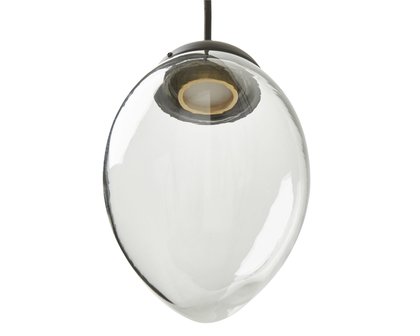 Frezoli Lighting hanglamp Vetroso 1 drop Mat zwart L.301.1.600