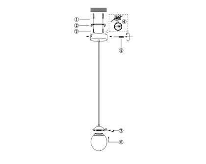 Frezoli Lighting hanglamp Vetroso 1 round smoke glass Mat zwart L.302.10.600