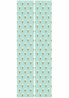 Fiep Westendorp behang IJsjes, Mint, 97.4 x 280 cm