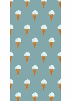Fiep Westendorp IJsjes, Petrol, 97.4 x 280 cm WP130