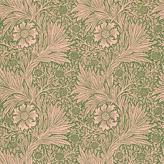 Morris &amp; Co Marigold Pink Olive 216953