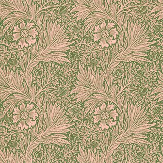 Morris &amp; Co Marigold Pink Olive 216953