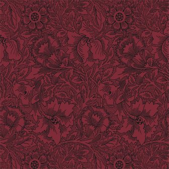 Morris &amp; Co Poppy Claret 216956