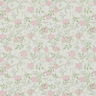 Morris &amp; Co Jasmine Blossom Pink Sage 214725