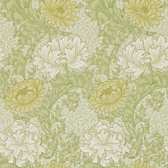 Morris &amp; Co Chrysanthemum Pale Olive 212545