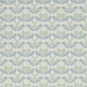 Morris &amp; Co Bellflowers Grey/Fennel 216435