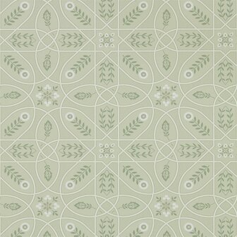 Morris &amp; Co Brophy Trellis 216702 Sage Linen