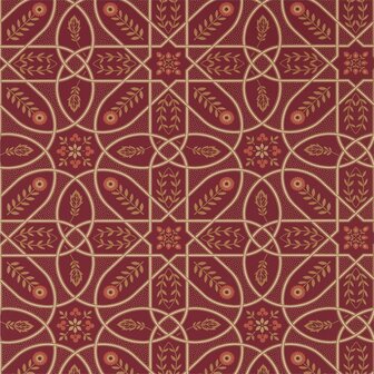 Morris &amp; Co Brophy Trellis 216701 Russet Gold