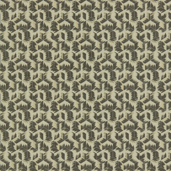 Zoffany Rhombi Tumbling Blocks Stone 312892 
