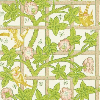 Morris &amp; Co  Cornubia Trellis Summer Yellow 217104