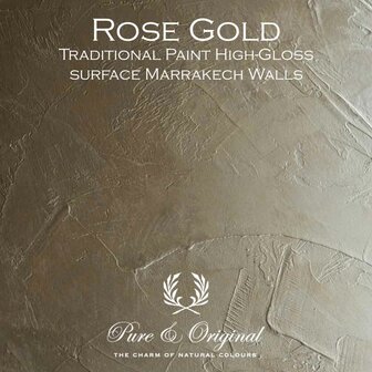 Pure &amp; Original Traditional Paint High-Gloss Elements Rose Gold