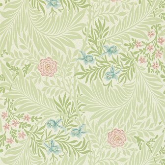 Morris &amp; Co Larkspur Green Coral 212558