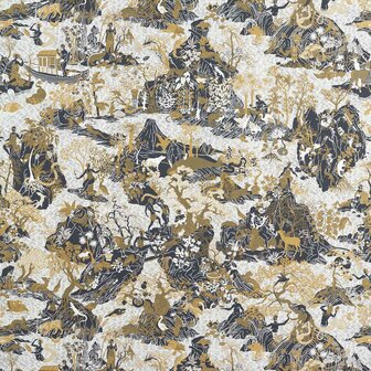 Zoffany Cotswolds Manor Avalonis Vine Black Gold 313033