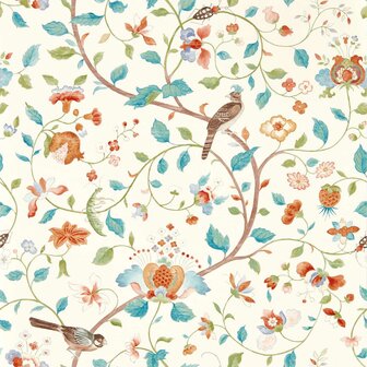 Sanderson Arboretum Wallpapers Aril&#039;s Garden Teal Russet 217235