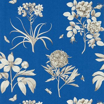 Sanderson One Sixty Etchings Rose French Blue 217053