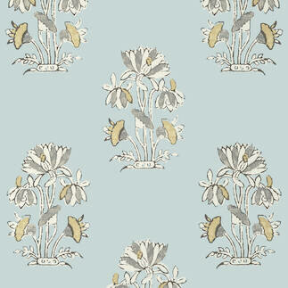 Thibaut Mesa Lily Flower Spa Blue T13201