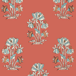 Thibaut Mesa Lily Flower Coral T13205