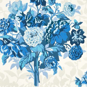Harlequin X Sophie Robinson Wallpapers Dahlia Bunch Lapis 113055