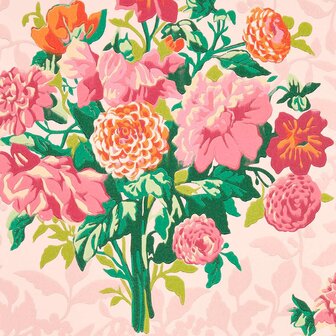 Harlequin X Sophie Robinson Wallpapers Dahlia Bunch Rose Quartz Spinel113056