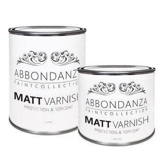 Abbondanza vernis extra mat 1 liter