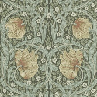 Morris &amp; Co Compilation Wallpaper Pimpernel Bayleaf Manilla 216470