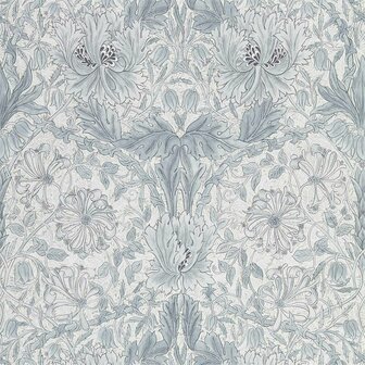 Morris &amp; Co Pure Morris North Wallpapers Honeysuckle &amp; Tulip Cloud Grey 216524