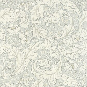 Morris &amp; Co Pure Morris North Wallpapers Pure Bachelors Button Grey Blue 216554