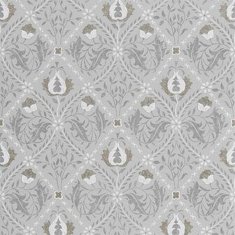 Morris &amp; Co Pure Morris North Wallpapers Pure Trellis Lightish Grey 216528