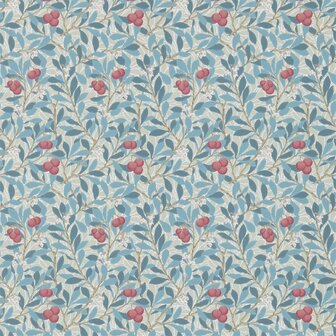 Morris &amp; Co Compilation Wallpaper Arbutus Woad Russet 216809