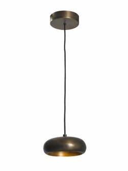 Frezoli Lighting Pebble 1 18cm round Donker messing l.337.9.960ewicht 1 kg Voltage 220-240V Kleur Donker messing Materiaal Staa