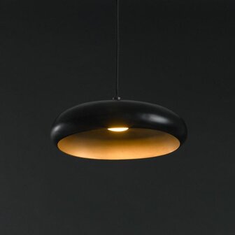 Frezoli Lighting Pebble 1 23cm oval Zwart L.339.9.600