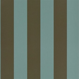 Ralph Lauren Signature Stripe Library Spalding Stripe Teal PRL026/20