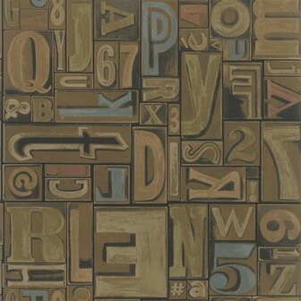 Ralph Lauren  Signature Loft Copeley Letterpress Fruitwood PRL5007/01
