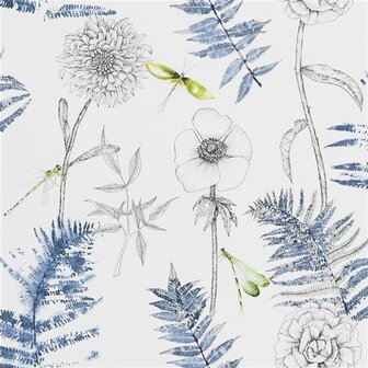 Designers Guild The Edit Flowers VOLUME I Acanthus Indigo PDG1022/01