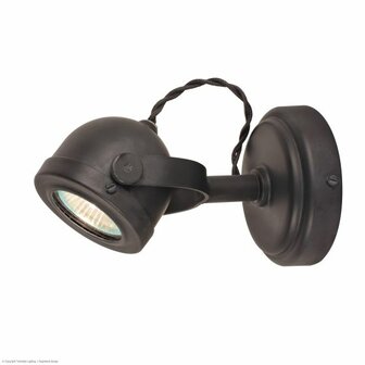 Frezoli Lighting wandlamp Daria Mat Zwart &nbsp;L.186.1.600