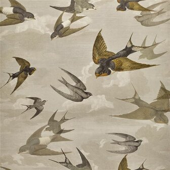 Designers Guild Chimney Swallows - Sepia PJD6003/03