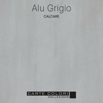 Carte Colori Calcare Kalkverf Alu Grigio