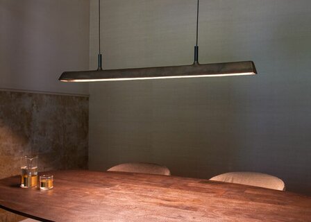 Frezoli Lighting hanglamp Stretto Donker messing 3