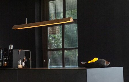 Frezoli Lighting hanglamp Stretto Donker messing 4