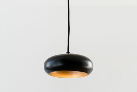 Frezoli Lighting hanglamp Pebble 1 18cm round Zwart 2
